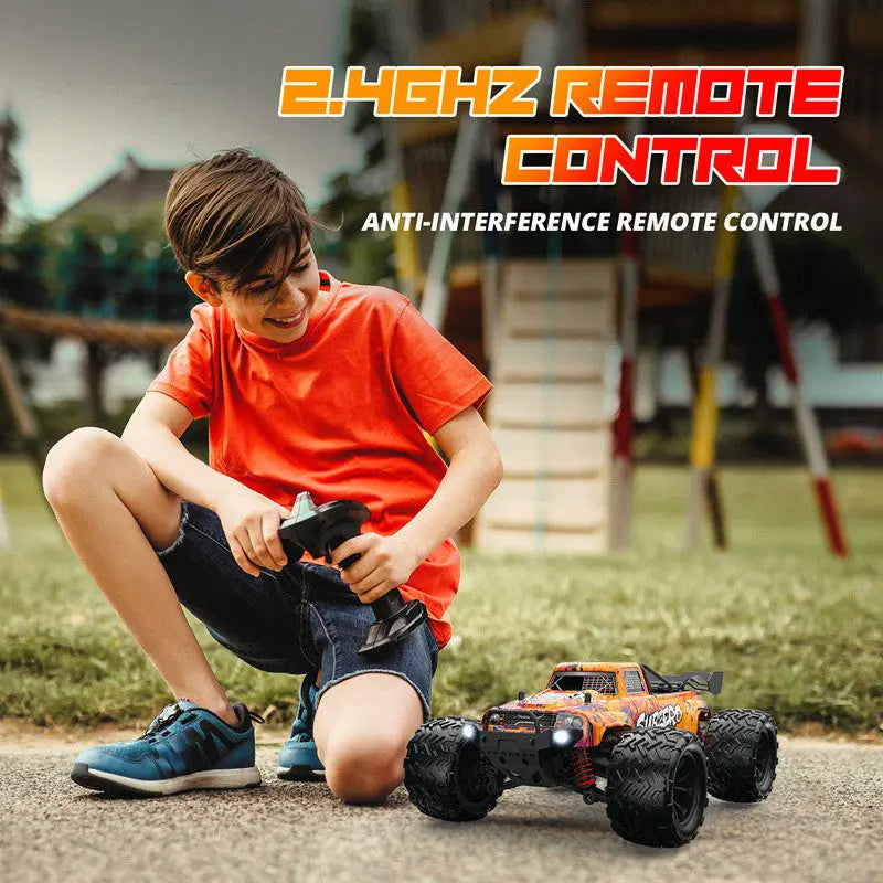 RC Car 4WD 116 High Speed Graffiti Version Off-Road Truck Big Foot Drift Car