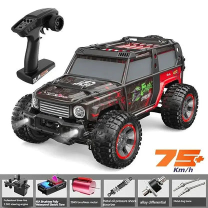 1/10 Scale 4WD Brushless High Speed Off-Road Big Foot Drift RC Car RTR