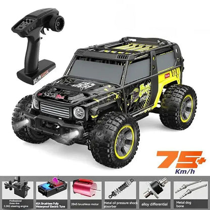 1/10 Scale 4WD Brushless High Speed Off-Road Big Foot Drift RC Car RTR