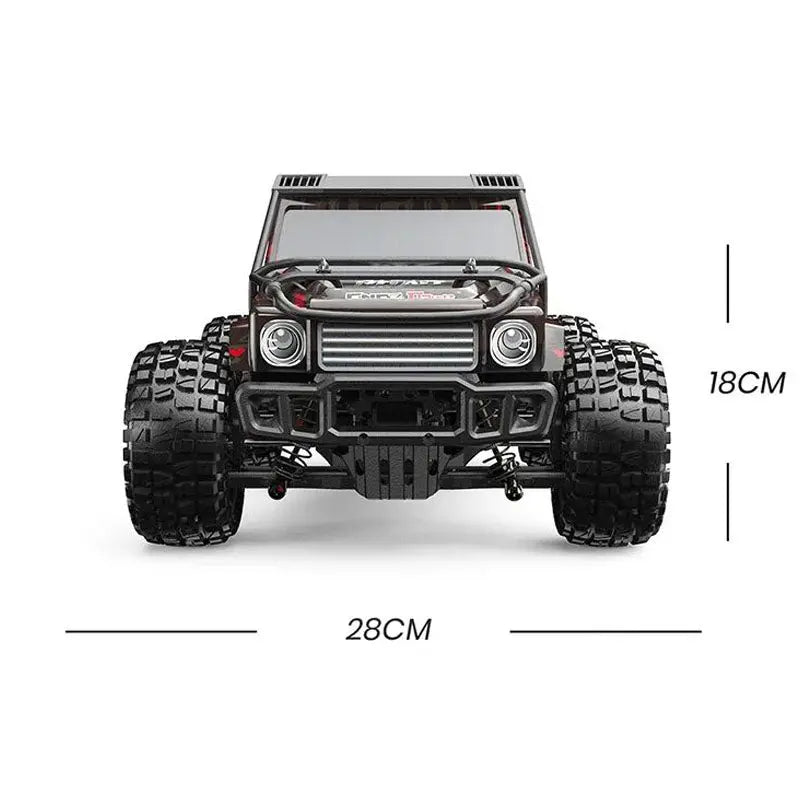 1/10 Scale 4WD Brushless High Speed Off-Road Big Foot Drift RC Car RTR