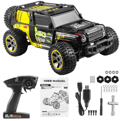 1/10 Scale 4WD Brushless High Speed Off-Road Big Foot Drift RC Car RTR