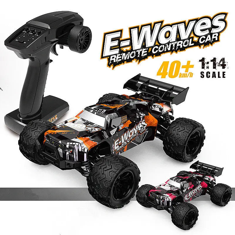 1/14 Scale 4WD Brushless High Speed Off-Road Big Foot Drift RC Car Graffiti Edition RTR