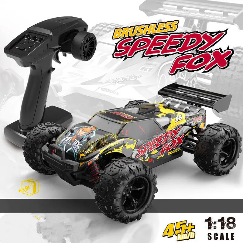 1/18 Scale 4WD Brushless High Speed Off-Road Big Foot Climbing Drift RC Car RTR