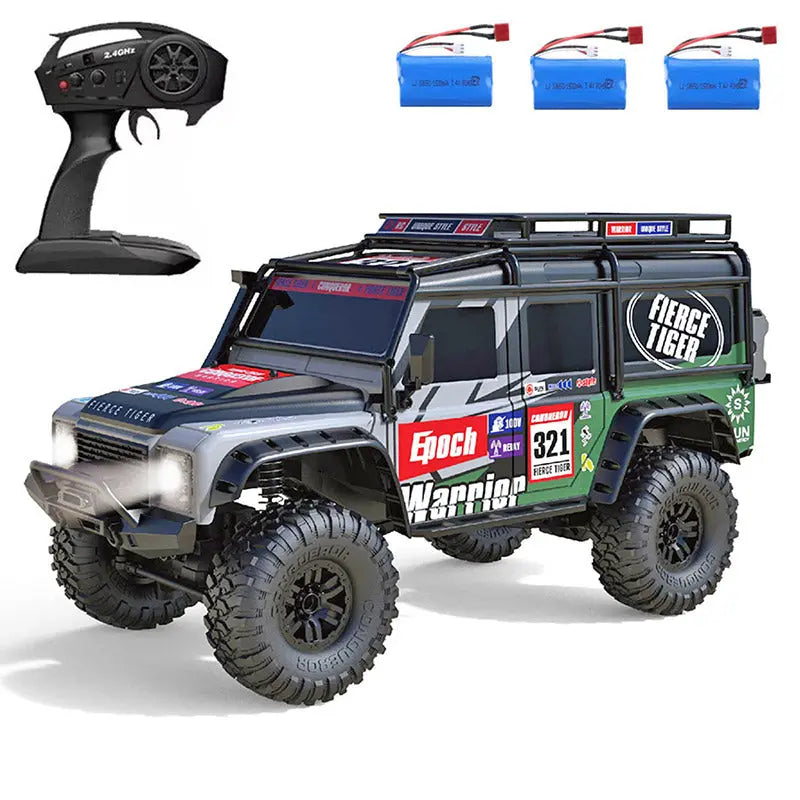 HB ZP1006/ZP1008 1/10 Scale 4WD RC Off-Road Rock Crawler Truck LED Light RTR