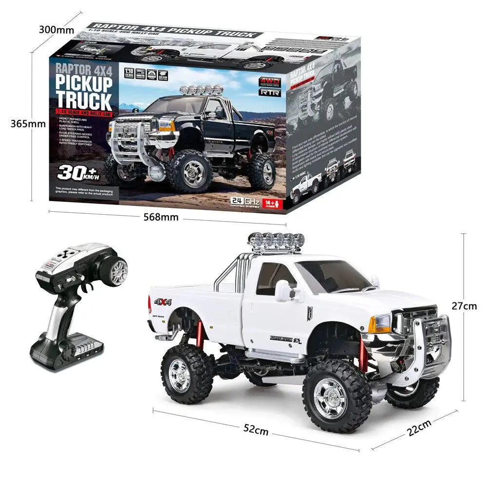 HG P410 1/10 2.4G 4WD RC Car Pickup Truck Climbing off-road Vehicle Ford F350 Toys