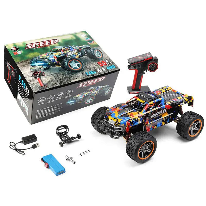Wltoys 104016 104018 1/10 4WD Brushless RC Car 55km/h Alloy Electric Crawler Off-Road RTR