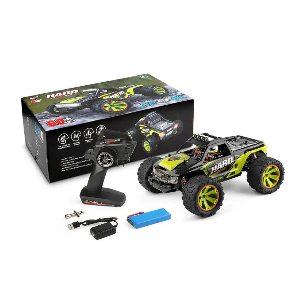Wltoys 144002 1/14 4WD Brushed RC Car 50km/h High Speed Off-Road Climbing Drift RTR