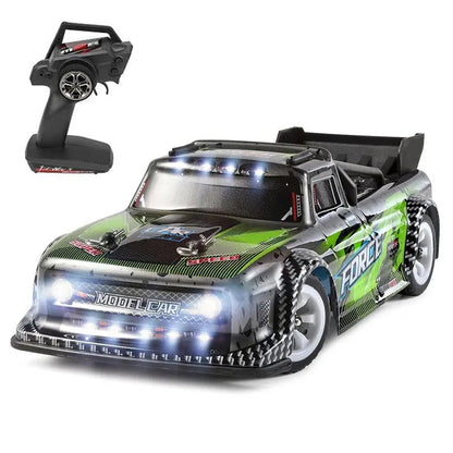 Wltoys 284131 1/28 Scale 4WD RC Drift Car Metal Chassis LED Light Short Course Truck RTR