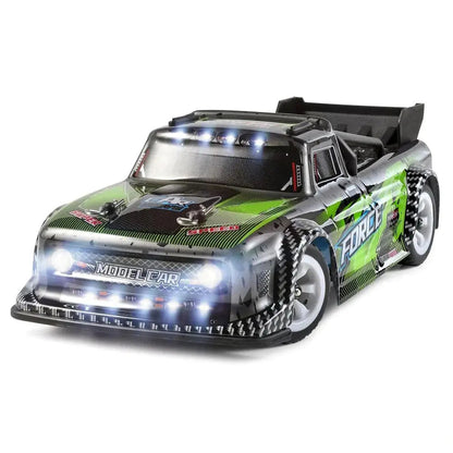 Wltoys 284131 1/28 Scale 4WD RC Drift Car Metal Chassis LED Light Short Course Truck RTR