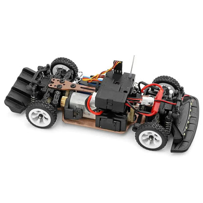 Wltoys 284131 1/28 Scale 4WD RC Drift Car Metal Chassis LED Light Short Course Truck RTR