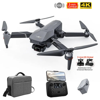 KF101 GPS 4K Drone with 3-Axis EIS Gimbal, 5G WiFi, Foldable
