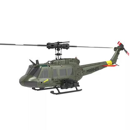 RCERA C032 UH-1 6CH 6-Axis Gyro TOF Laser Radar Optical Flow Positioning Aerobatic Stunt RC Helicopter for Adults RTF