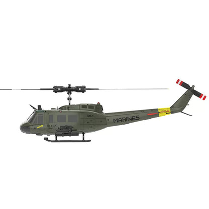 RCERA C032 UH-1 6CH 6-Axis Gyro TOF Laser Radar Optical Flow Positioning Aerobatic Stunt RC Helicopter for Adults RTF