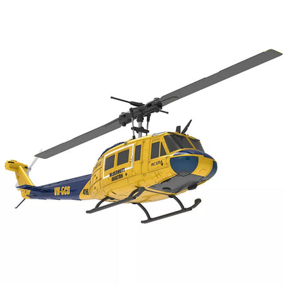RCERA C032 UH-1 6CH 6-Axis Gyro TOF Laser Radar Optical Flow Positioning Aerobatic Stunt RC Helicopter for Adults RTF