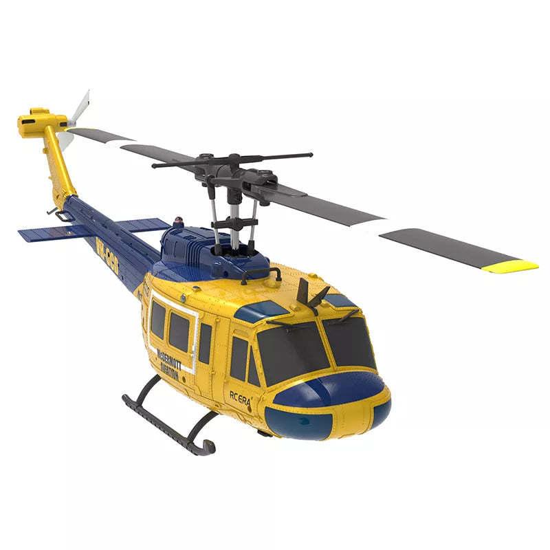 RCERA C032 UH-1 6CH 6-Axis Gyro TOF Laser Radar Optical Flow Positioning Aerobatic Stunt RC Helicopter for Adults RTF