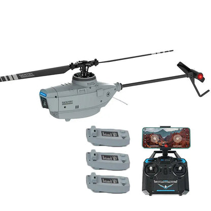 RCERA C127 2.4G 4CH 6-Axis Gyro Altitude Hold Optical Flow Flybarless Sentry RC Helicopter RTF