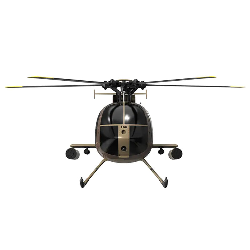 RCERA C189 MD500 Bird 1:28 Scale Dual Brushless 6-Axis Gyro Barometric Altitude Hold Simulation RC Helicopter RTF