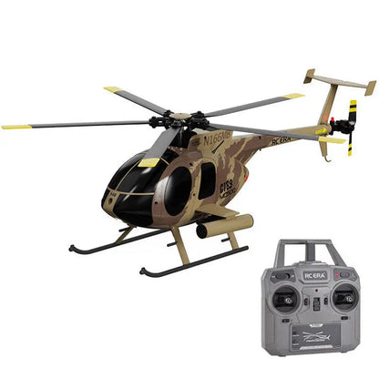 RCERA C189 MD500 Bird 1:28 Scale Dual Brushless 6-Axis Gyro Barometric Altitude Hold Simulation RC Helicopter RTF