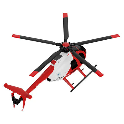 RCERA C189 MD500 Bird 1:28 Scale Dual Brushless 6-Axis Gyro Barometric Altitude Hold Simulation RC Helicopter RTF