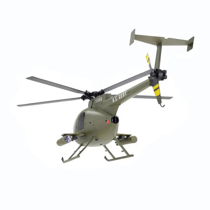 RCERA C189 MD500 Bird 1:28 Scale Dual Brushless 6-Axis Gyro Barometric Altitude Hold Simulation RC Helicopter RTF