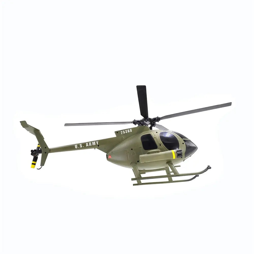 RCERA C189 MD500 Bird 1:28 Scale Dual Brushless 6-Axis Gyro Barometric Altitude Hold Simulation RC Helicopter RTF