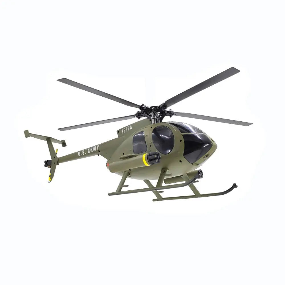 RCERA C189 MD500 Bird 1:28 Scale Dual Brushless 6-Axis Gyro Barometric Altitude Hold Simulation RC Helicopter RTF