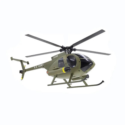 RCERA C189 MD500 Bird 1:28 Scale Dual Brushless 6-Axis Gyro Barometric Altitude Hold Simulation RC Helicopter RTF