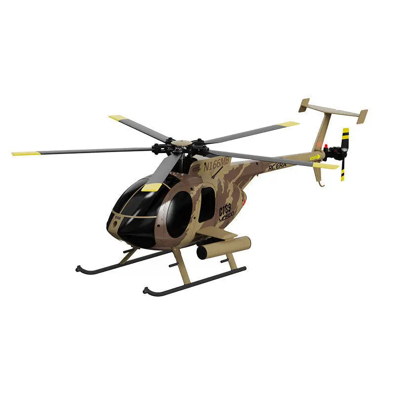 RCERA C189 MD500 Bird 1:28 Scale Dual Brushless 6-Axis Gyro Barometric Altitude Hold Simulation RC Helicopter RTF
