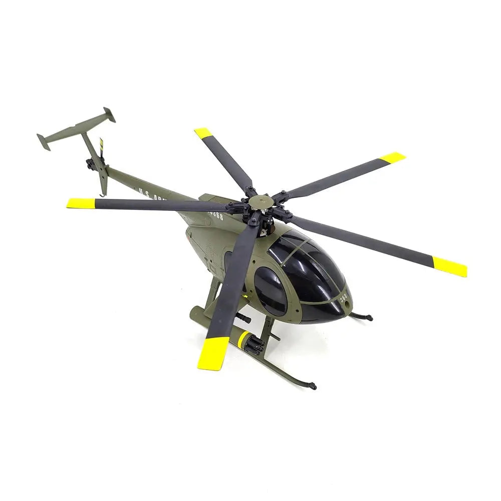 RCERA C189 MD500 Bird 1:28 Scale Dual Brushless 6-Axis Gyro Barometric Altitude Hold Simulation RC Helicopter RTF