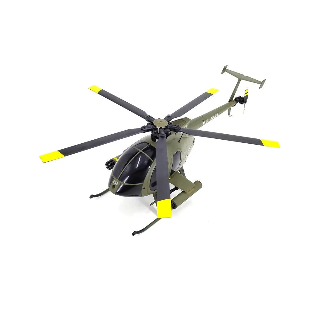 RCERA C189 MD500 Bird 1:28 Scale Dual Brushless 6-Axis Gyro Barometric Altitude Hold Simulation RC Helicopter RTF