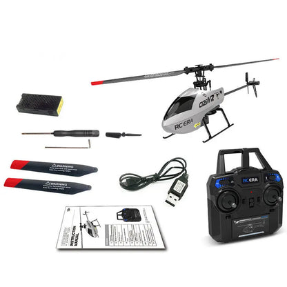 RC Helicopter C129 V2 4CH Single Propeller 3D Tumbling 6 Axis Gyroscope RC Aircraft Toy