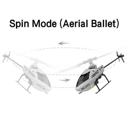 RC Helicopter C129 V2 4CH Single Propeller 3D Tumbling 6 Axis Gyroscope RC Aircraft Toy
