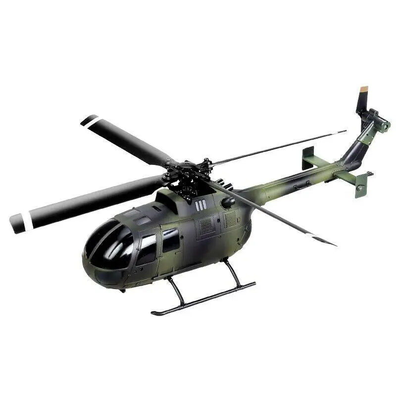 RCERA C186 2.4G 4CH 6-Axis Gyro Air Pressure Altitude Hold 4-Propeller Flybarless RC Helicopter RTF