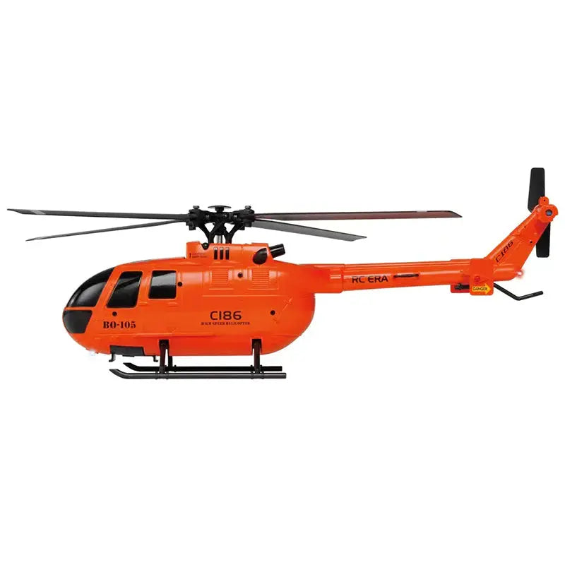 RCERA C186 2.4G 4CH 6-Axis Gyro Air Pressure Altitude Hold 4-Propeller Flybarless RC Helicopter RTF