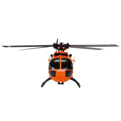 RCERA C186 2.4G 4CH 6-Axis Gyro Air Pressure Altitude Hold 4-Propeller Flybarless RC Helicopter RTF