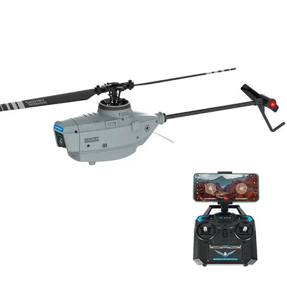 RCERA C127 2.4G 4CH 6-Axis Gyro Altitude Hold Optical Flow Flybarless Sentry RC Helicopter RTF