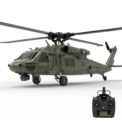 YUXIANG UH60 Black Hawk F09 1:47 Scale 6-Axis Gyroscope 6CH Brushless Flybarless 6G/3D Aerobatic Professional RC Helicopter