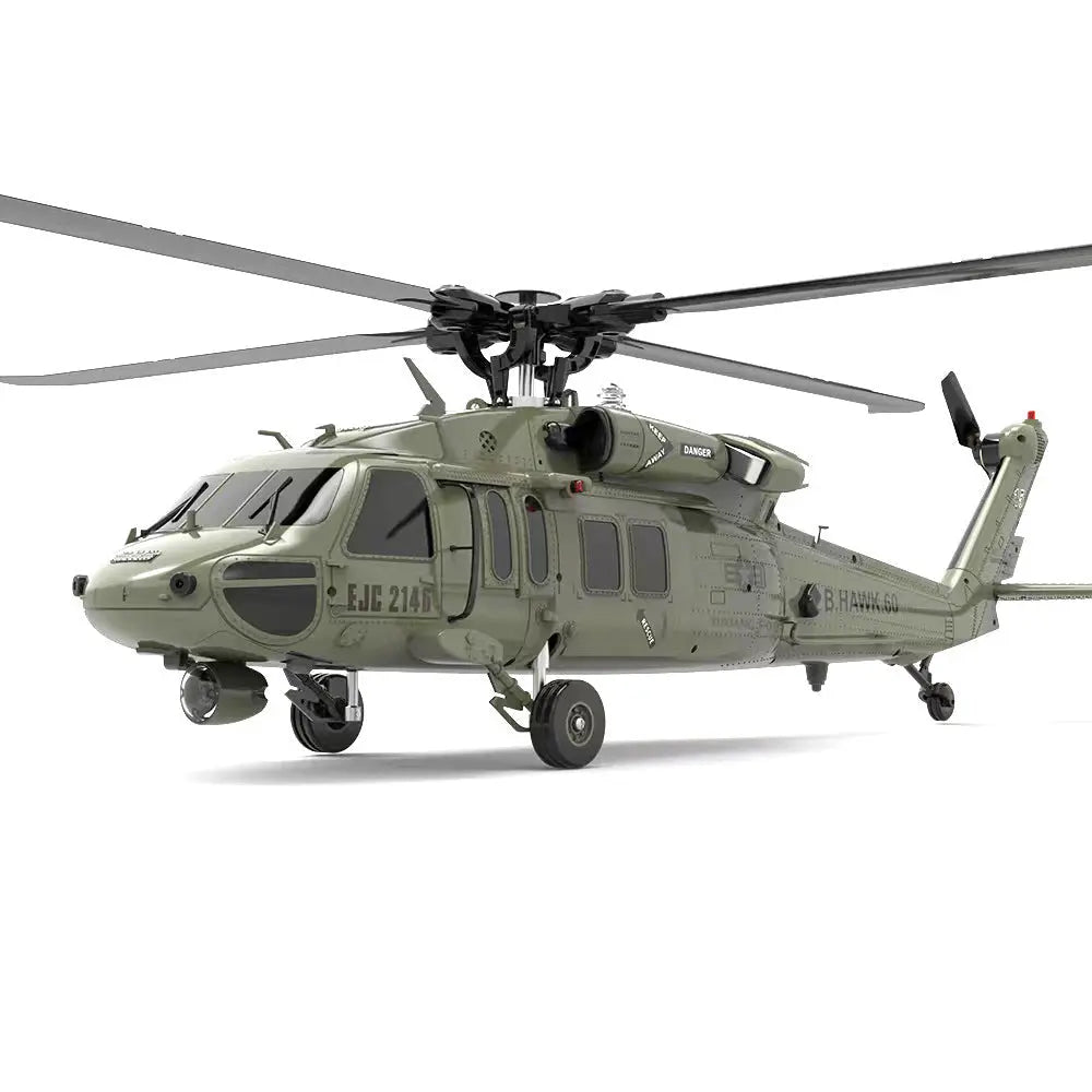 YUXIANG UH60 Black Hawk F09 1:47 Scale 6-Axis Gyroscope 6CH Brushless Flybarless 6G/3D Aerobatic Professional RC Helicopter