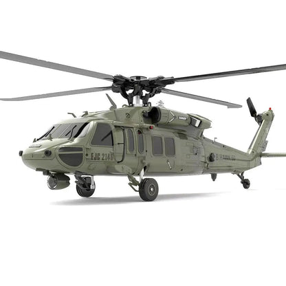 YUXIANG UH60 Black Hawk F09 1:47 Scale 6-Axis Gyroscope 6CH Brushless Flybarless 6G/3D Aerobatic Professional RC Helicopter