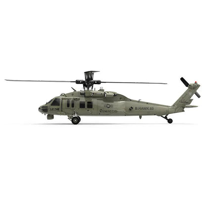 YUXIANG UH60 Black Hawk F09 1:47 Scale 6-Axis Gyroscope 6CH Brushless Flybarless 6G/3D Aerobatic Professional RC Helicopter