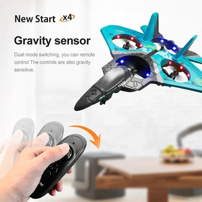 RC Plane V17 Gravity Sensing Glider EPP Foam 2.4G 3CH Beginner RC Aircraft Toy RTF