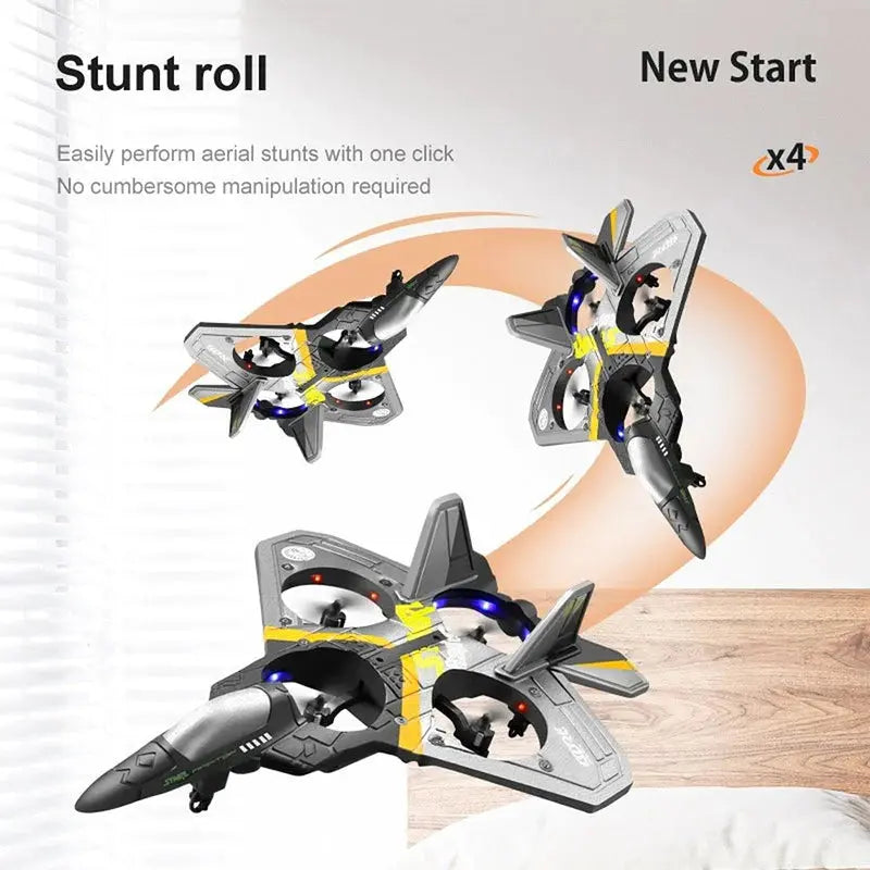 RC Plane V17 Gravity Sensing Glider EPP Foam 2.4G 3CH Beginner RC Aircraft Toy RTF