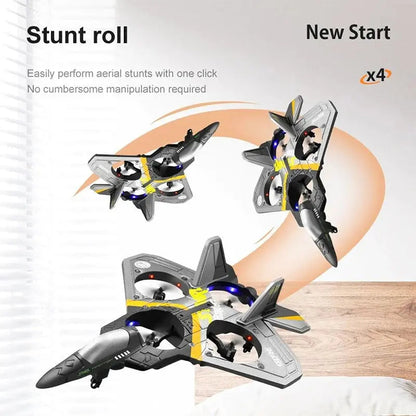 RC Plane V17 Gravity Sensing Glider EPP Foam 2.4G 3CH Beginner RC Aircraft Toy RTF
