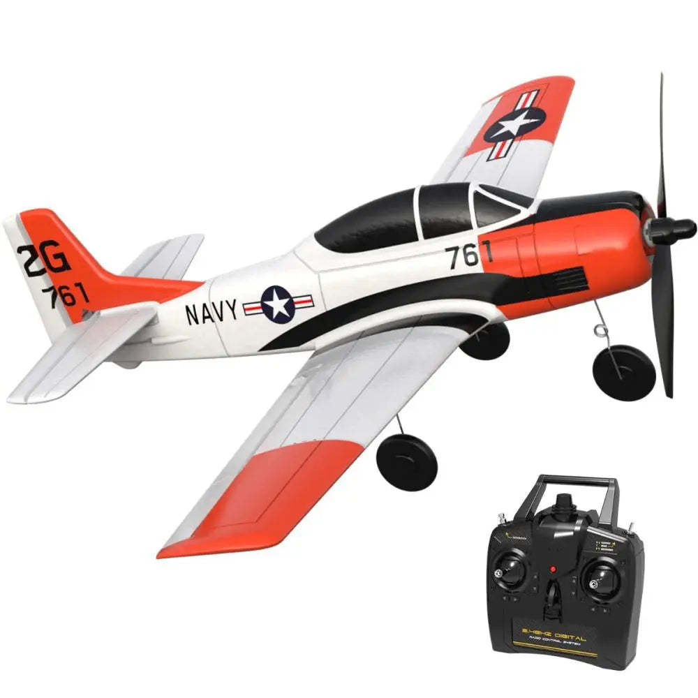RC Plane Volantex T28 2.4GHz 4CH 6-Axis One Key U-Turn Aerobatic Xpilot Stabilization System Plane Toy