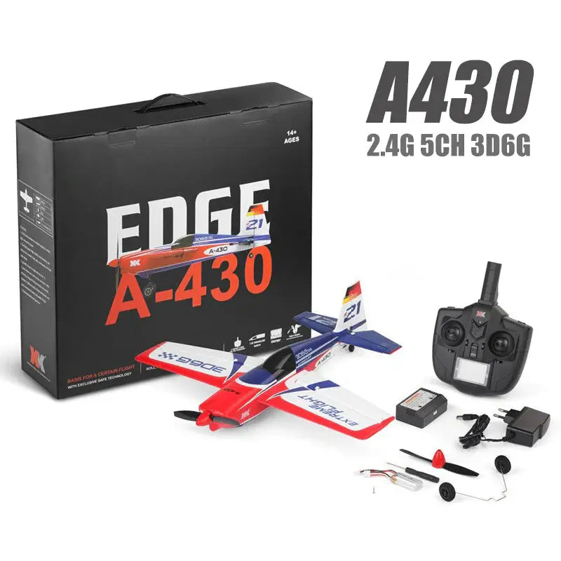 WLtoys XK A430 2.4G 5CH Brushless 3D/6G High Speed Fixed Wing Glider RC Airplane RTF