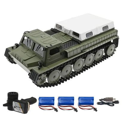 WPL E-1 1/16 Scale 2.4G 4WD RC Tank Crawler Battle Toy RTR