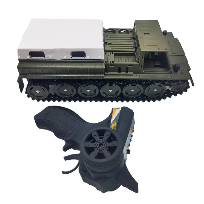 WPL E-1 1/16 Scale 2.4G 4WD RC Tank Crawler Battle Toy RTR