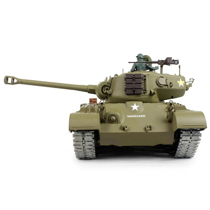 RC Tank Heng Long 3838 M26 1/16 Pershing US Army Snow Leopard Battle Tank Upgrade Metal RC Tank toys
