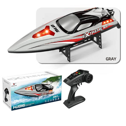 HJ816 PRO 2-in-1 Brushless RC Racing Fishing Boat Trawler 55km/h High Speed LED Speedboat RTR