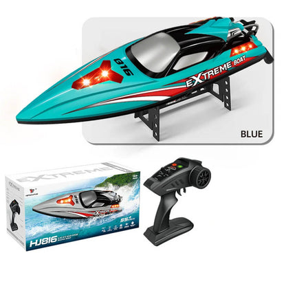 HJ816 PRO 2-in-1 Brushless RC Racing Fishing Boat Trawler 55km/h High Speed LED Speedboat RTR
